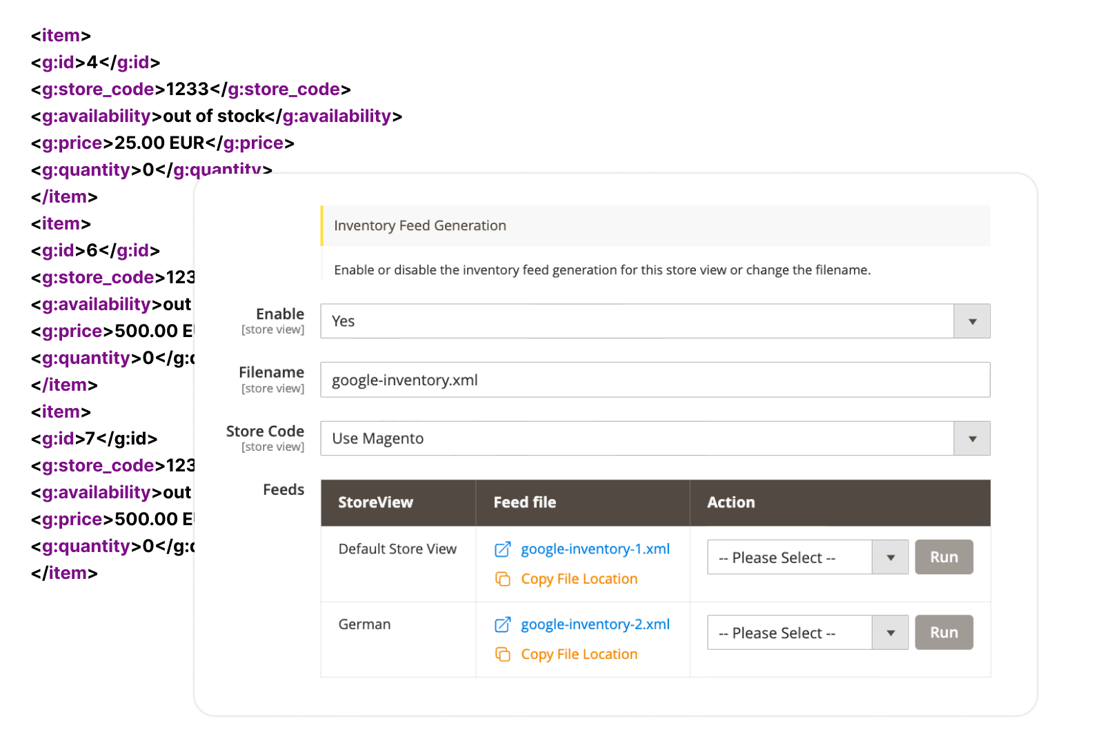 Google Shopping Inventory Feed for Magento 2