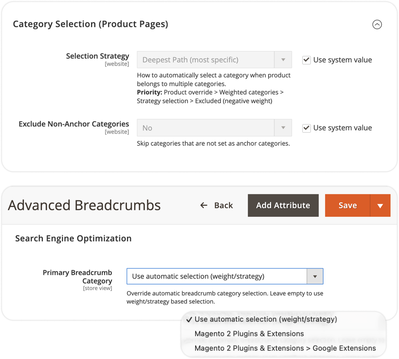 Full Control Over Breadcrumb Behavior