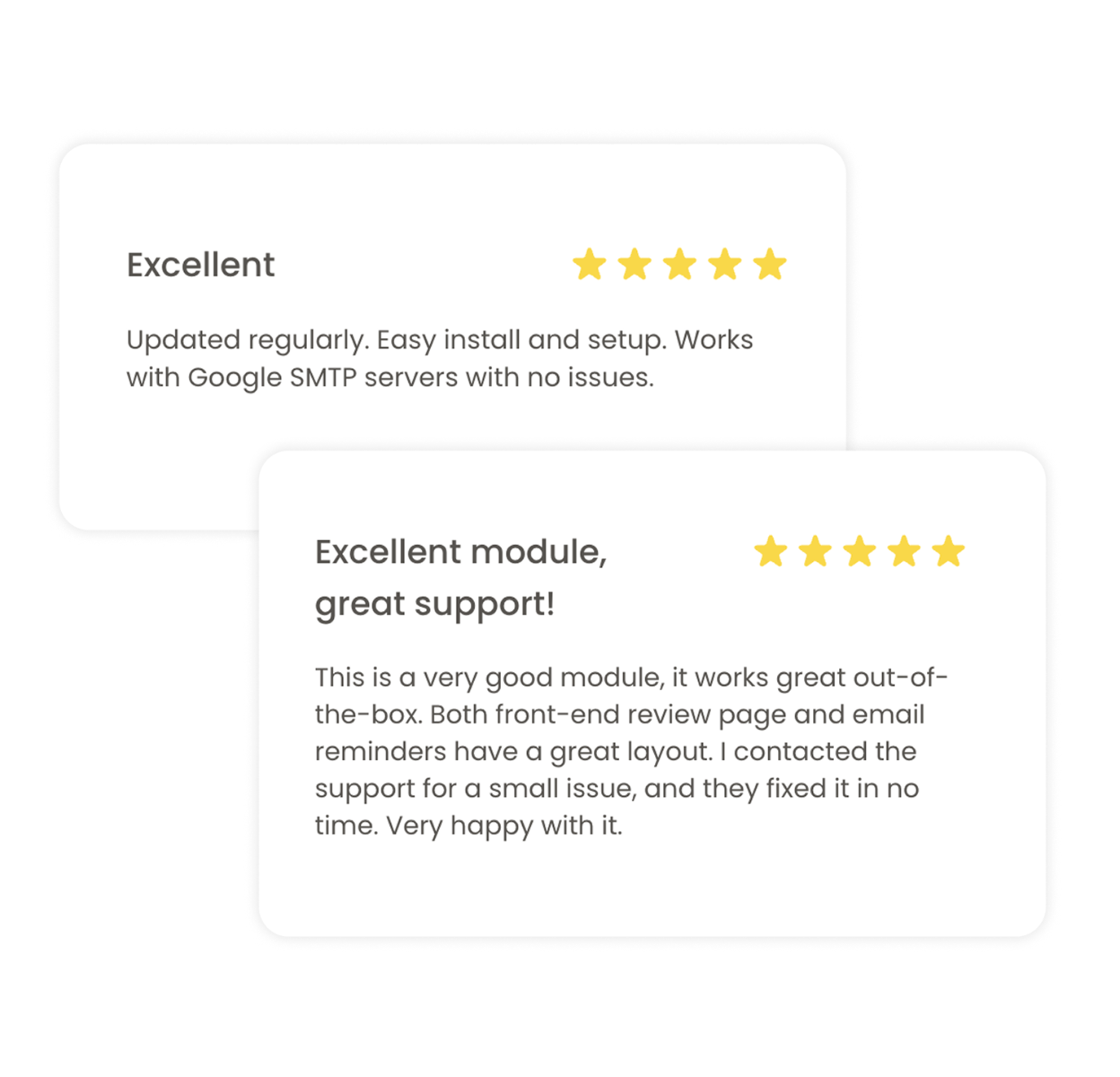 Magento 2 reviews as social proof and SEO content