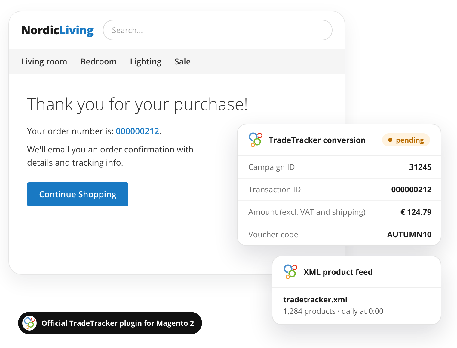 Official TradeTracker plugin for Magento 2