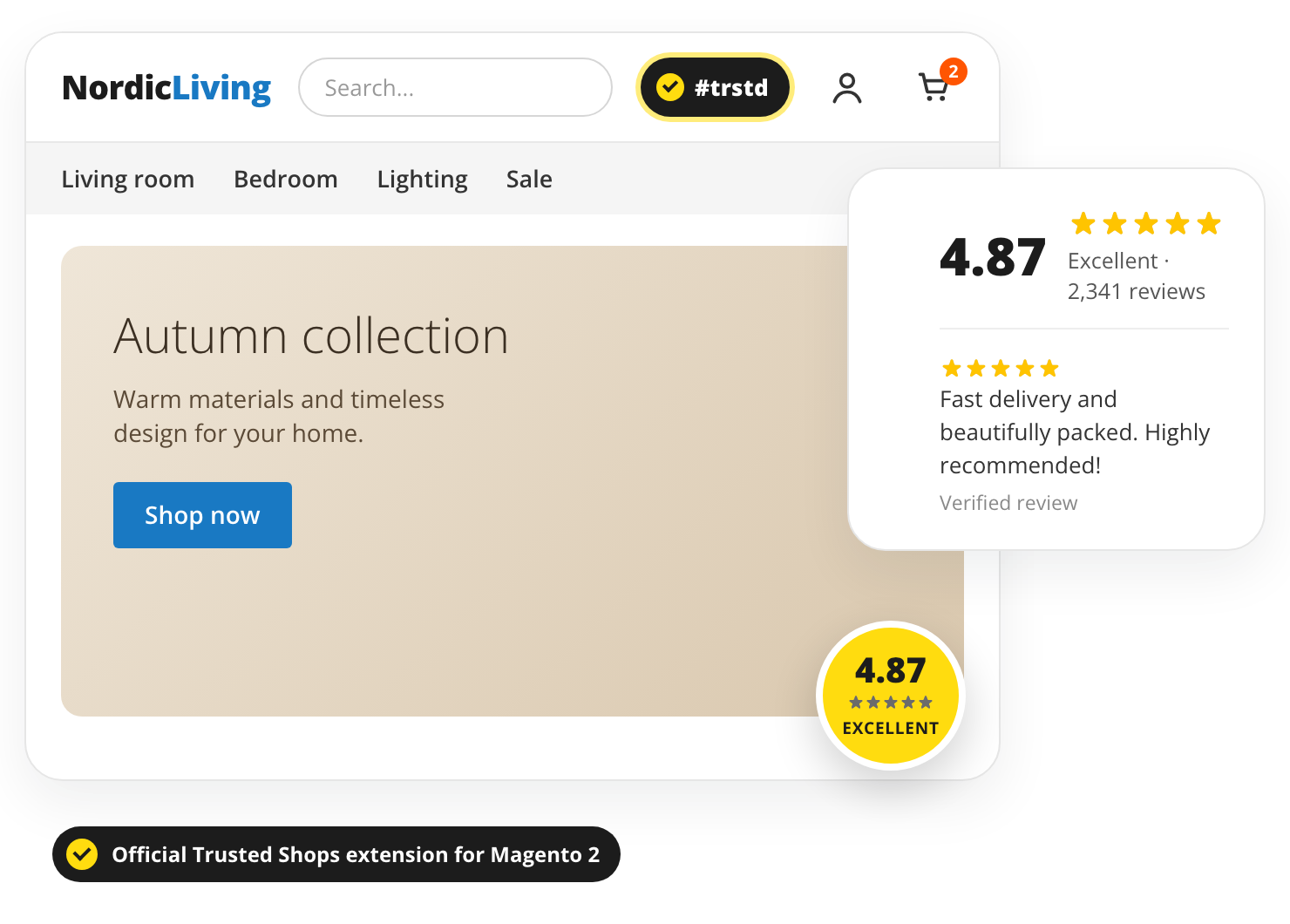 Official Trusted Shops extension for Magento 2